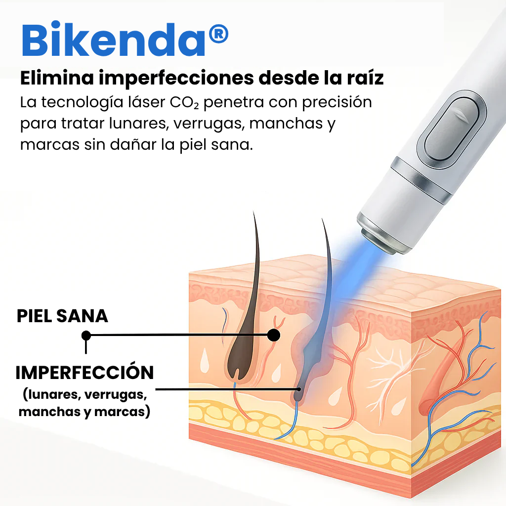 Bikenda® Lápiz Láser con tecnología CO₂