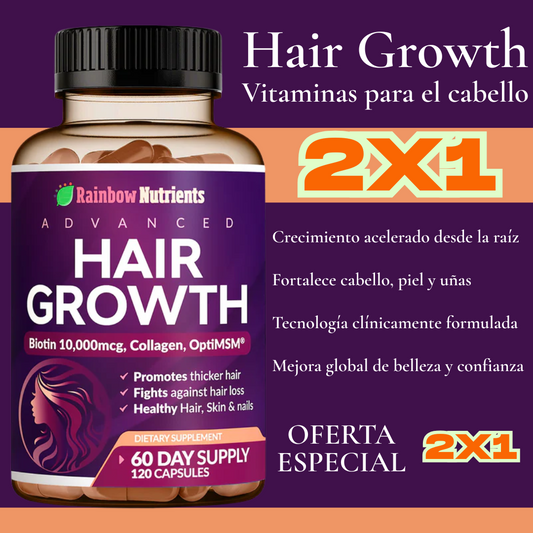 HAIR GROWTH | Vitaminas para el cabello